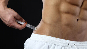 Testosterone successful injection